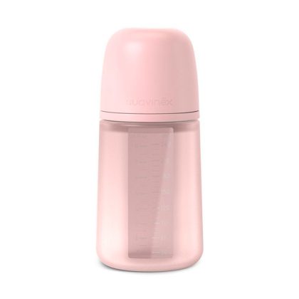 Бутылочка силиконовая Suavinex розовая 240мл