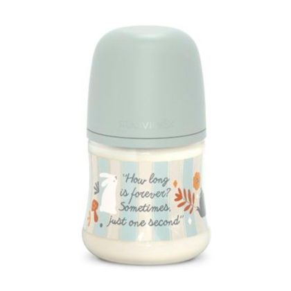 Бутылочка пластиковая Suavinex Wonderland 0м+ 150мл серая