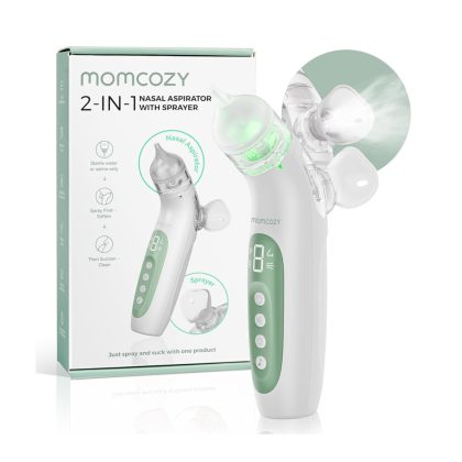 Электронный назальный аспиратор Momcozy 2 в 1 с распылителем