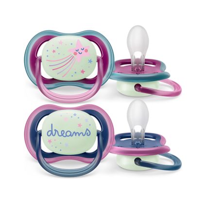 Пустышка Philips Avent Ultra Air Nighttime Dream 6-18м 2 шт SCF376/14