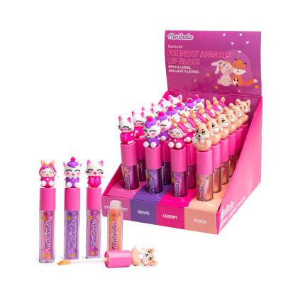 Martinelia блеск для губ, Friendly animals, в ассортименте