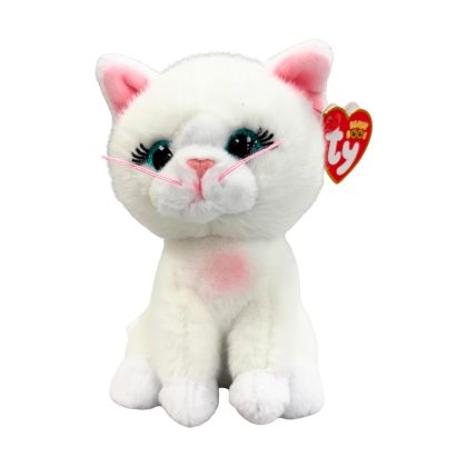 Мягкая игрушка TY белая кошка Amelia