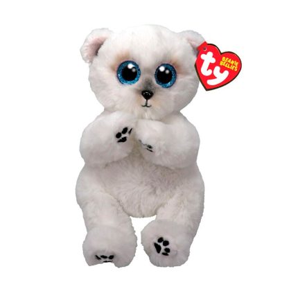 Мягкая игрушка TY белый медвежонок Wuzzy