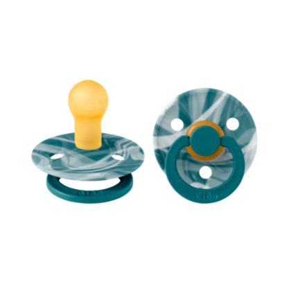 Пустышка BIBS Colour Tie Dye/Forest Lake White 2-шт 6-18м