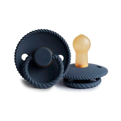 Пустышка FRIGG Rope Latex Dark Navy - 6-18м