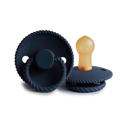 Пустышка FRIGG Rope Latex Dark Navy - 0-6м