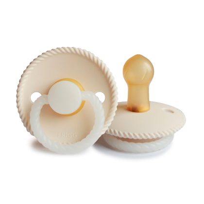 Пустышка FRIGG Rope Latex Cream Night - 0-6м