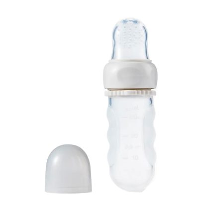 Ниблер-дозатор HAPPY BABY (light gray)
