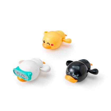 Набор заводных игрушек для ванной DUCKLINGS HAPPY BABY (разноцветный / multicoloured)