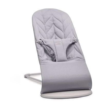 Кресло шезлонг BabyBjorn Bliss Petal Quilt светло-серый