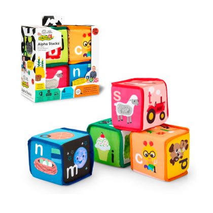 Кубики развивающие мягкие Baby Einstein Be alpha KIDS2