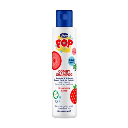 Шампунь и кондиционер для волос Chicco POP с ароматом клубники 250 мл