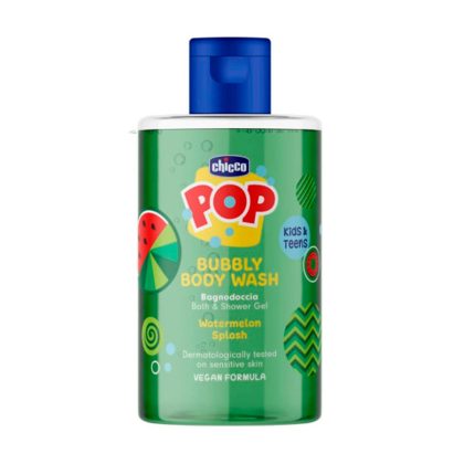 Гель для душа и пена для ванны Chicco POP с ароматом арбуза 300 мл