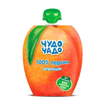Пюре из персиков без сахара Чудо-чадо +4м 90 гр