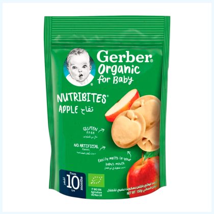 Gerber снеки Nutribites яблоко 12м+ 150 гр