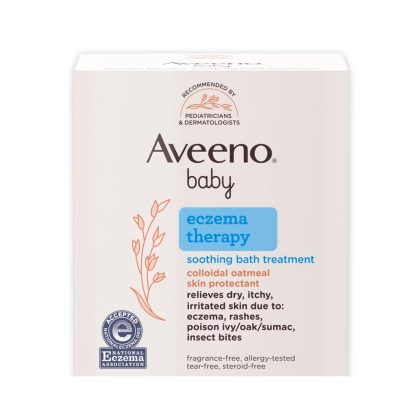 Успокаивающая смесь для ванны Aveeno baby Eczema Therapy для кожи склонной к экземе 106 гр