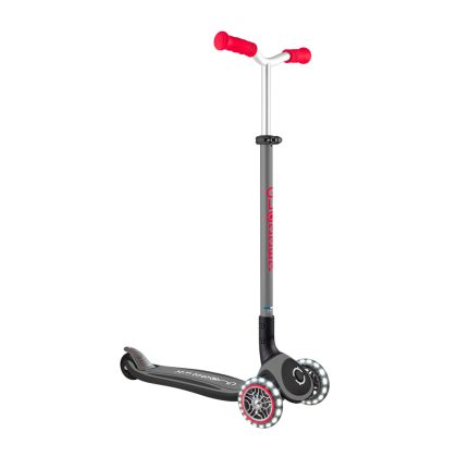 Трёхколесный самокат Globber Master Lights Black-Red