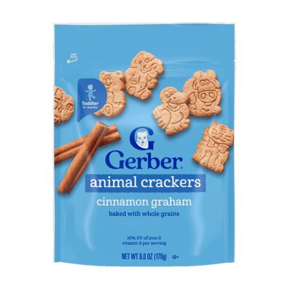 Крекеры Gerber в виде животных 12м+ 170 гр