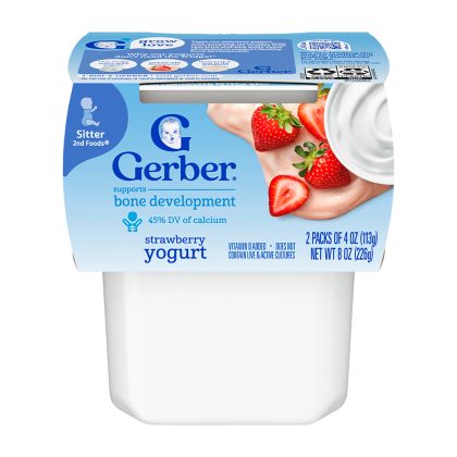 Йогурт с клубникой, Gerber