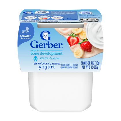 Йогурт Gerber банан-клубника