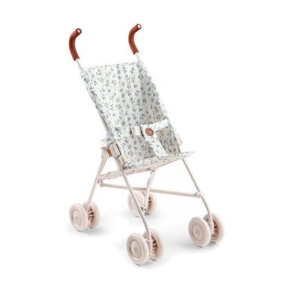 Коляска для кукол TWIGLET (синие цветы) HAPPY BABY