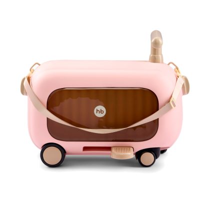Чемодан-каталка TRAVY pink HAPPY BABY