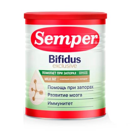 Semper молочная смесь Семпер бифидус Эксклюзив 2 (400грх12)