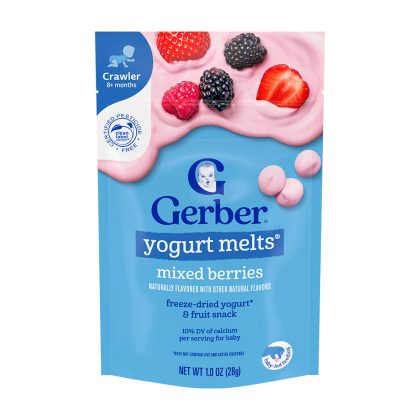 Йогуртовые шарики Gerber ягодный микс 8м+ 28 гр