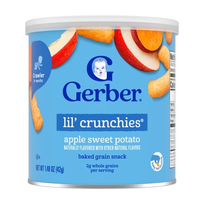Кукурузки Gerber яблоко сладкий картофель 8м+ 42 гр