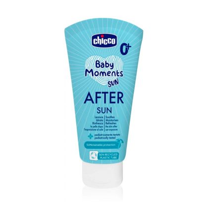 Детское молочко после загара Chicco Baby Moments After Sun, 150 мл