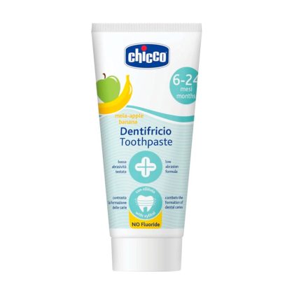 Зубная паста Chicco Яблоко-Банан без фтора 6-24 мес 50 мл