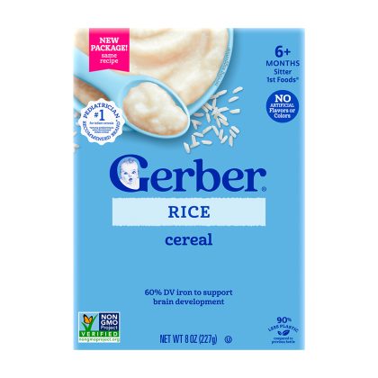 Каша Gerber рисовая 6м+ 227 гр