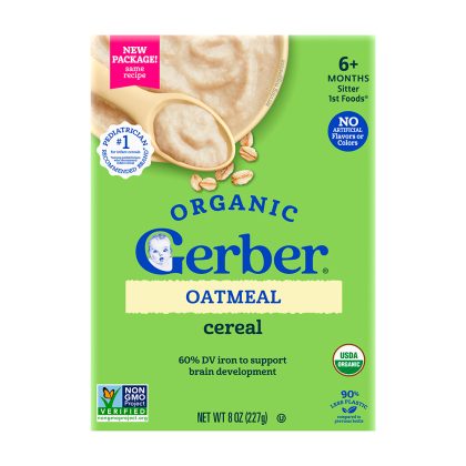 Каша Gerber овсяная 6м+ 227 гр