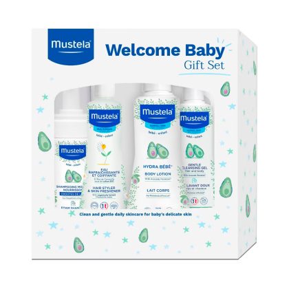 Подарочный набор "Добро пожаловать, малыш!" 4 в 1 Mustela
