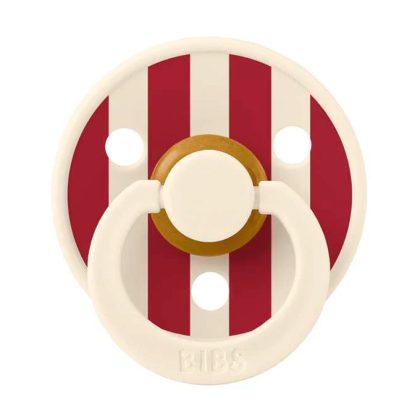Пустышка Bibs Studio colour Ivory/Ruby 6-18м 1шт