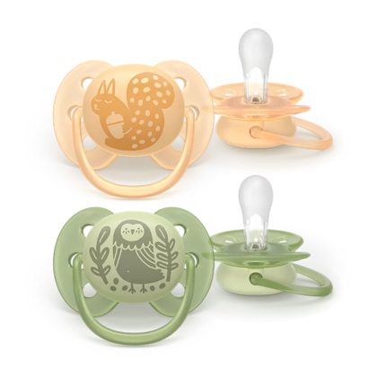 Пустышка Philips Avent Ultra Soft 6-18м+ 2 шт SCF091/46