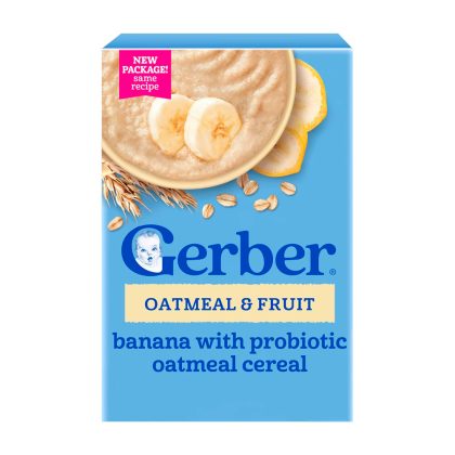 Каша Gerber овсяная с бананом 12м+ 227 гр