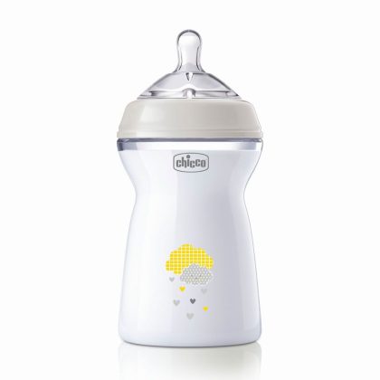 Бутылочка Chicco Natural Feeling быстрый поток 6м+ 330 мл.