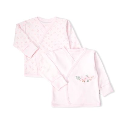 Набор распашонок 2шт. (Cute Girl) BEBETTO Девочки Розовый 0-3M/62CM