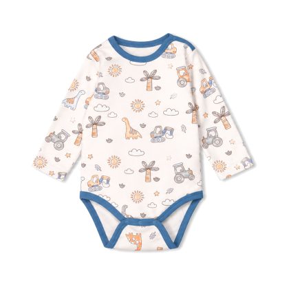 Боди с длинным рукавом (Stone Age) BEBETTO Мальчики Синий 12-18M/86CM