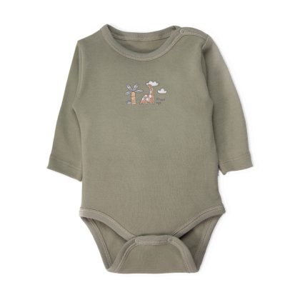 Боди с длинным рукавом (Stone Age) BEBETTO Мальчики Зеленый 3-6M/68CM