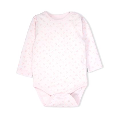 Боди с длинным рукавом (Cute Girl) BEBETTO Девочки Розовый 18-24M/92CM