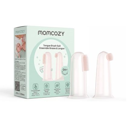 Силиконовая щеточка для чистки полости рта Momcozy