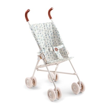 Коляска для кукол TWIGLET (светло-синий (цветы) HAPPY BABY