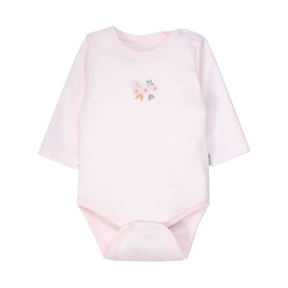 Боди с длинным рукавом (Cute Girl) BEBETTO Девочки Розовый 6-9M/74CM