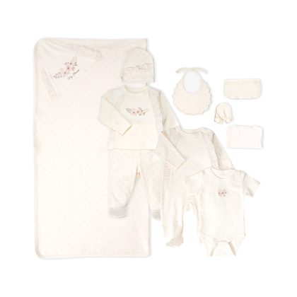Подарочный набор из 10 предметов (Cute Girl) BEBETTO Девочки Молочный 0-3M/62CM