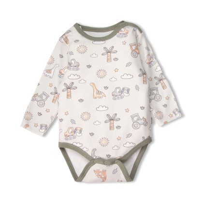 Боди с длинным рукавом (Stone Age) BEBETTO Мальчики Зеленый 24-36M/98CM