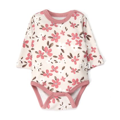 Боди с длинным рукавом (Beautiful) BEBETTO Девочки Розовый 6-9M/74CM