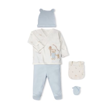 Набор распашонок 2шт. (My First Playmate) BEBETTO Мальчики Голубой 0-3M/62CM