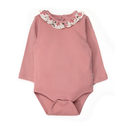 Боди с длинным рукавом (Beautiful) BEBETTO Девочки Розовый 18-24M/92CM